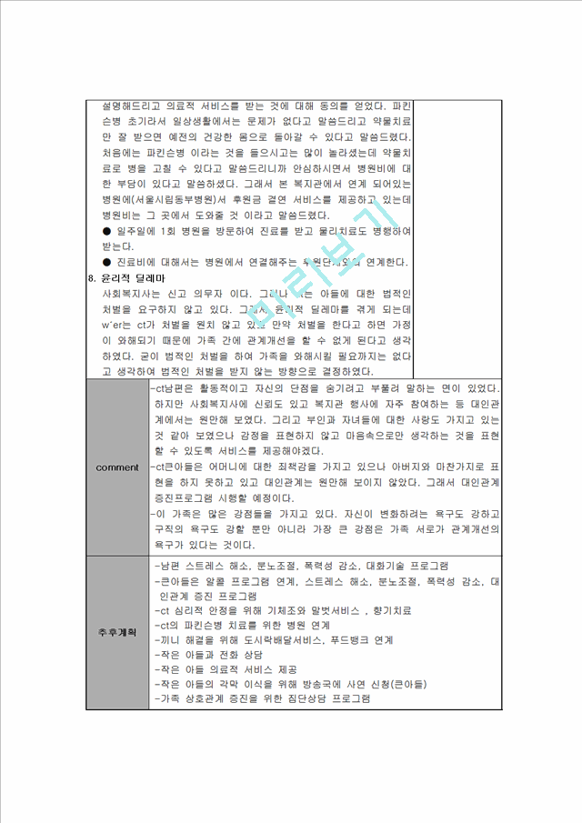 1000원]상담 실습일지 작성 (총 5회분량 - 가정폭력을 겪은 아내 상담 및 치료 상담 실습일지).hwp